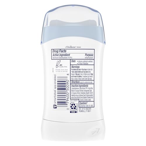 Dove Invisible Solid Fresh, envase compacto perfecto para viajes y bolso diario.