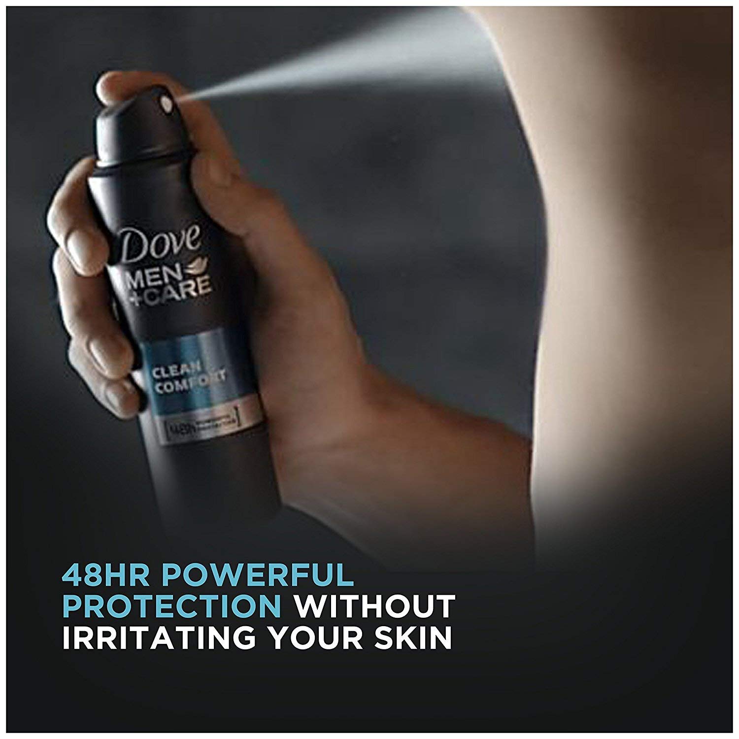 Dove Men+Care 3-pack on store shelf with clean design
