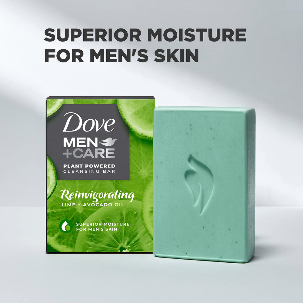Jabón 4-en-1 Dove Men+Care para uso diario en cuerpo, rostro y cabello.