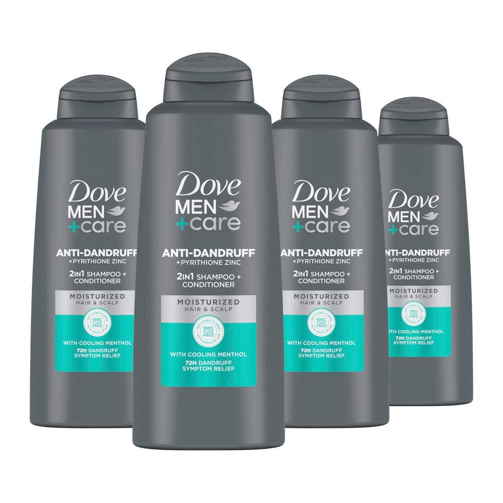 Dove Men+Care Dandruff Defense, botella 204 oz limpia y refresca el cabello