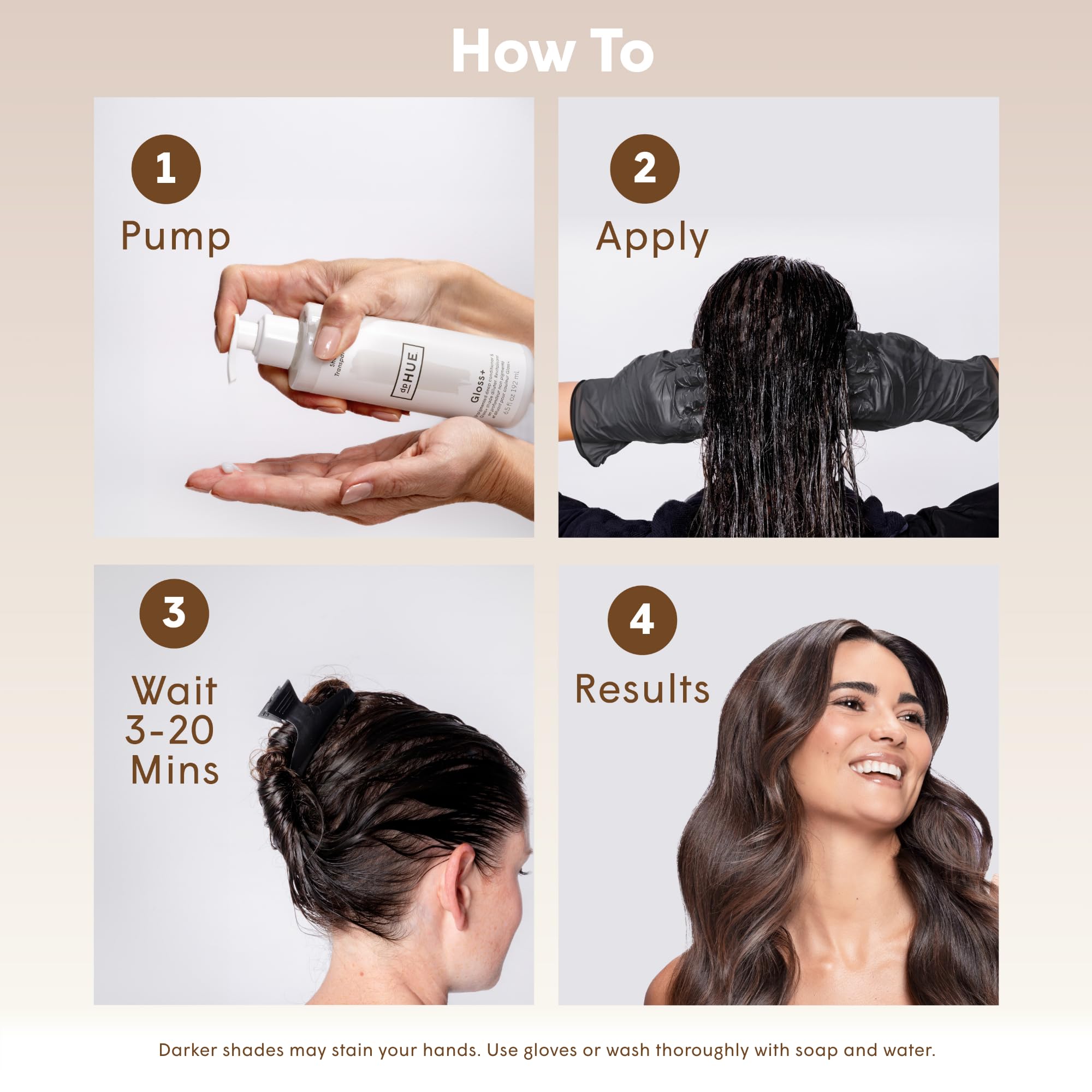 dpHUE Gloss+ fórmula vegana, libre de parabenos y sulfatos.