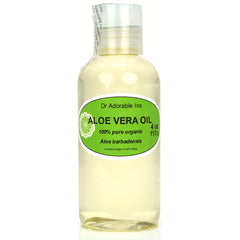 Dr Adorable Aceite de Aloe Vera, botella 4oz, hidratación suave para la piel