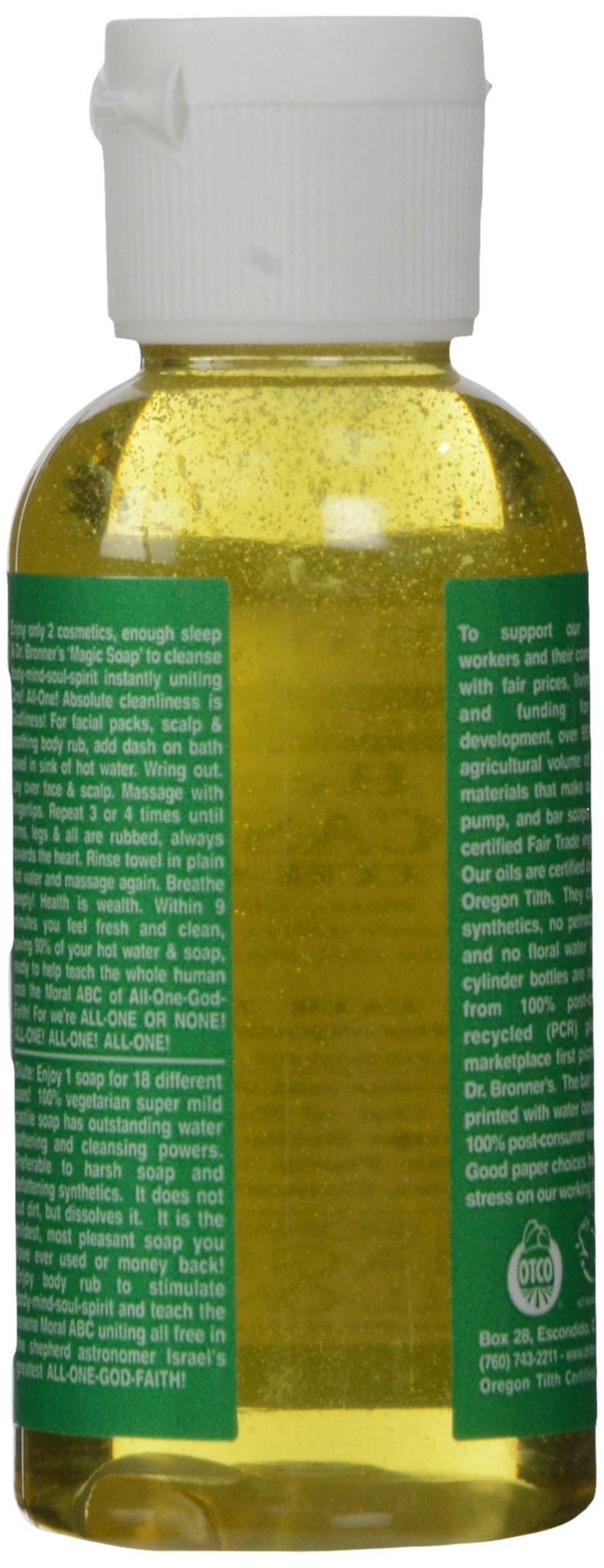 Dr. Bronner's, ingredientes naturales, cuidado suave de la piel