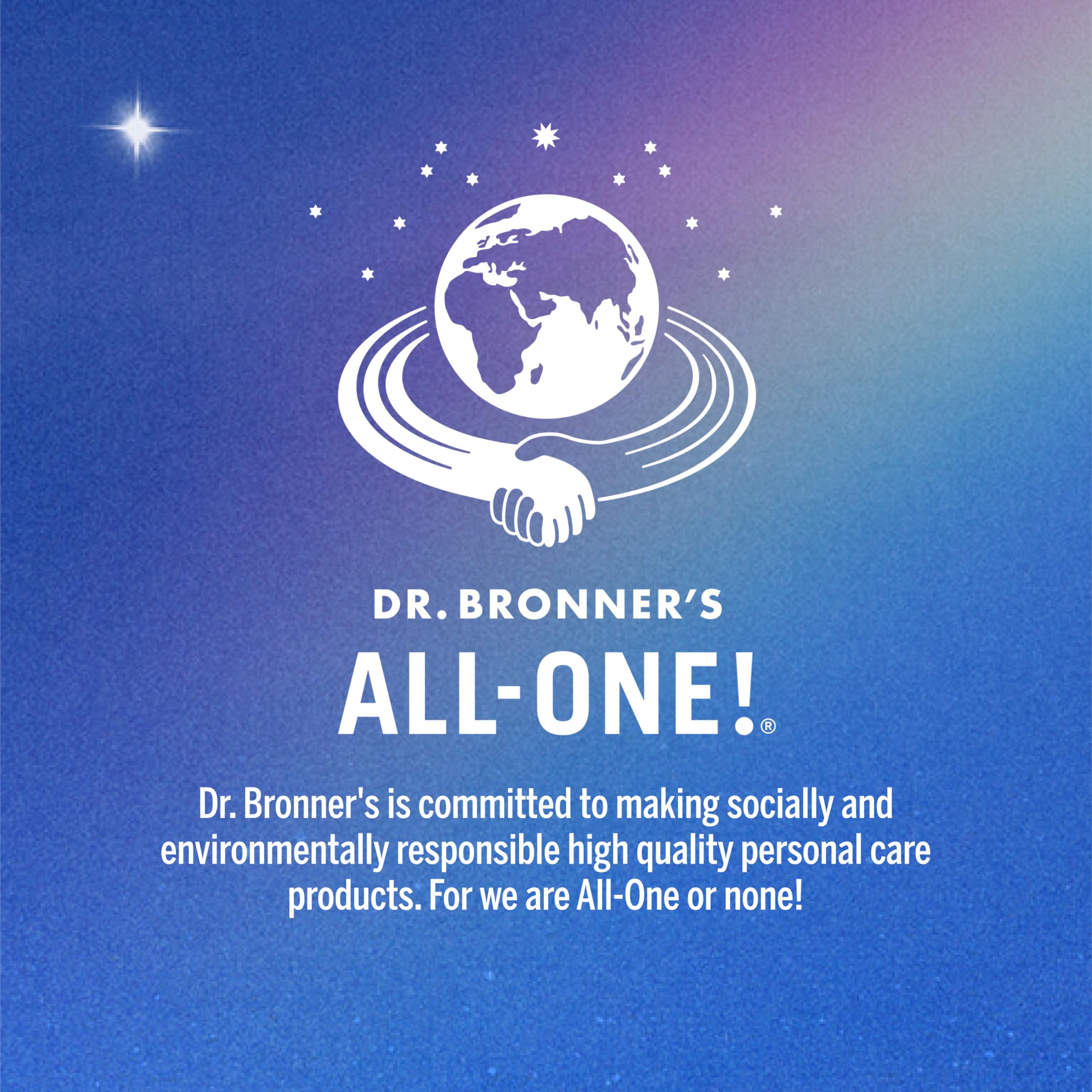 Dr. Bronner's botella doble, práctico paquete de 16 onzas.