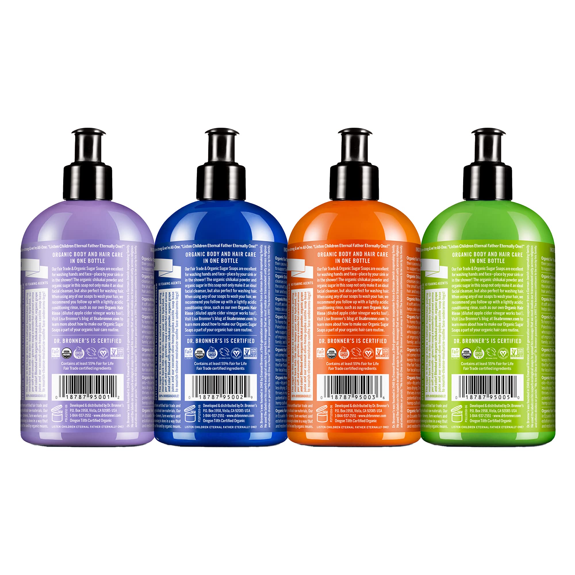 Dr. Bronner's Árbol de Té: fragancia suave para piel delicada.