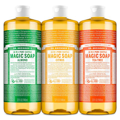 Dr. Bronner's Jabón líquido almendra: espuma suave para piel suave y limpia.