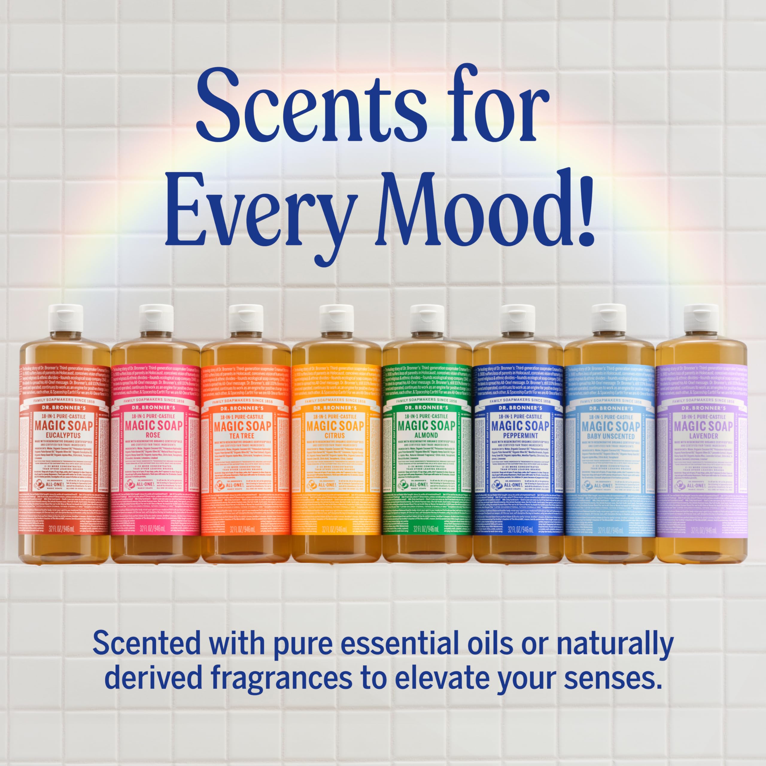 Dr. Bronner's Jabón líquido lavandería: concentración alta, menos residuos de plástico.