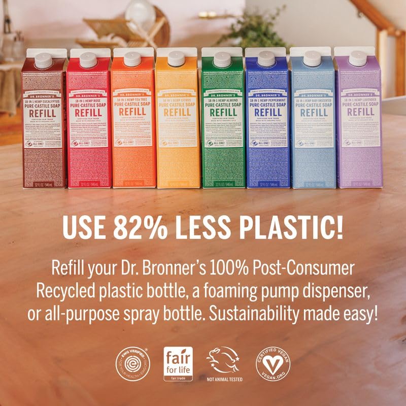 Dr. Bronner's Lavanda - sin conservantes sintéticos para una limpieza natural