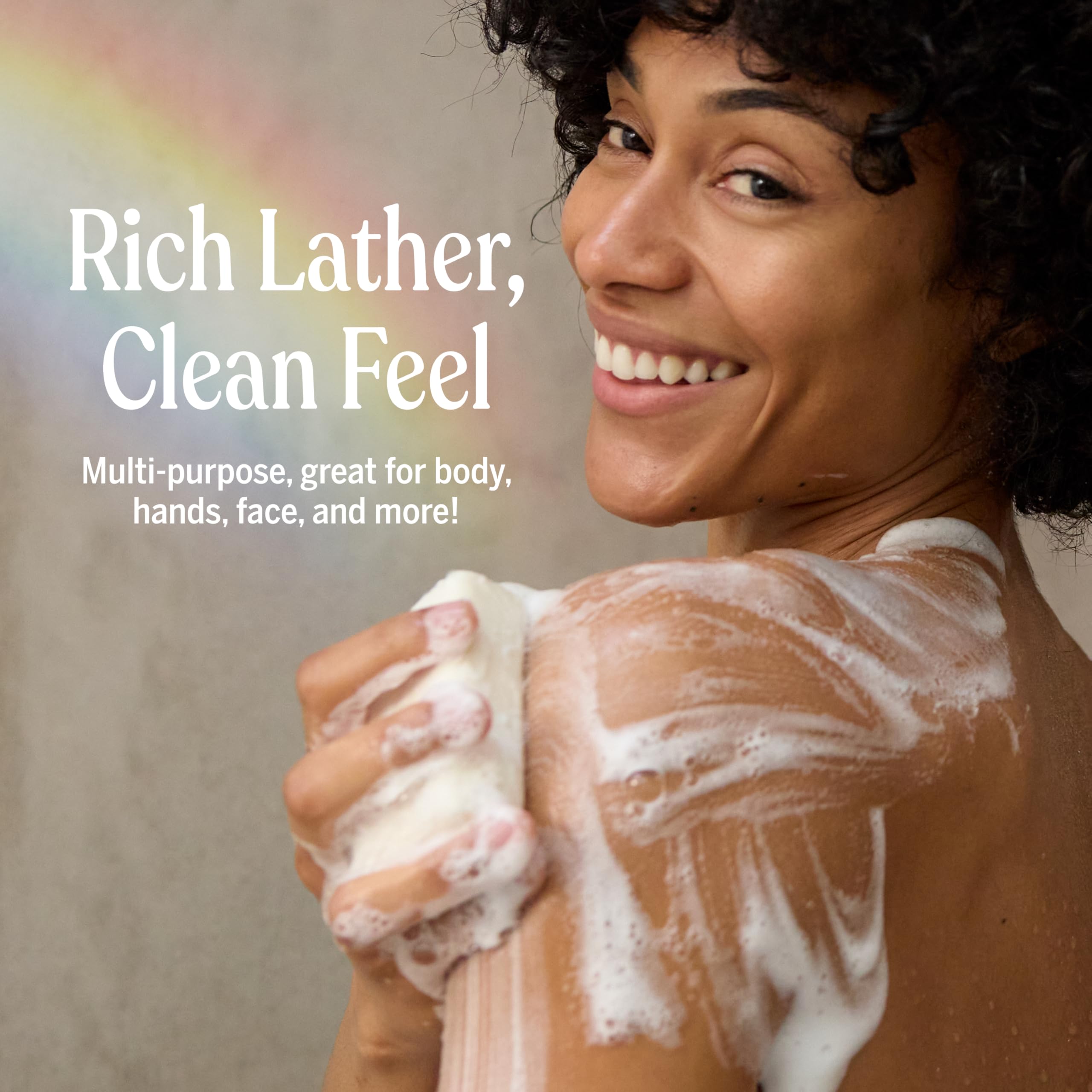 Dr. Bronner's Citrus Bar used as a facial cleanser in daily routine