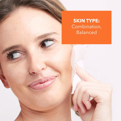 Application facile sur le visage pour un teint homogène.