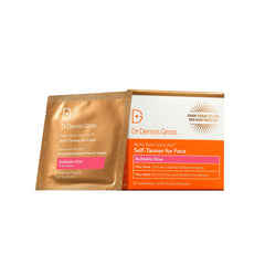 Dr. Dennis Gross Glow Pad Autobronceador Rostro: bronceado natural sin sol