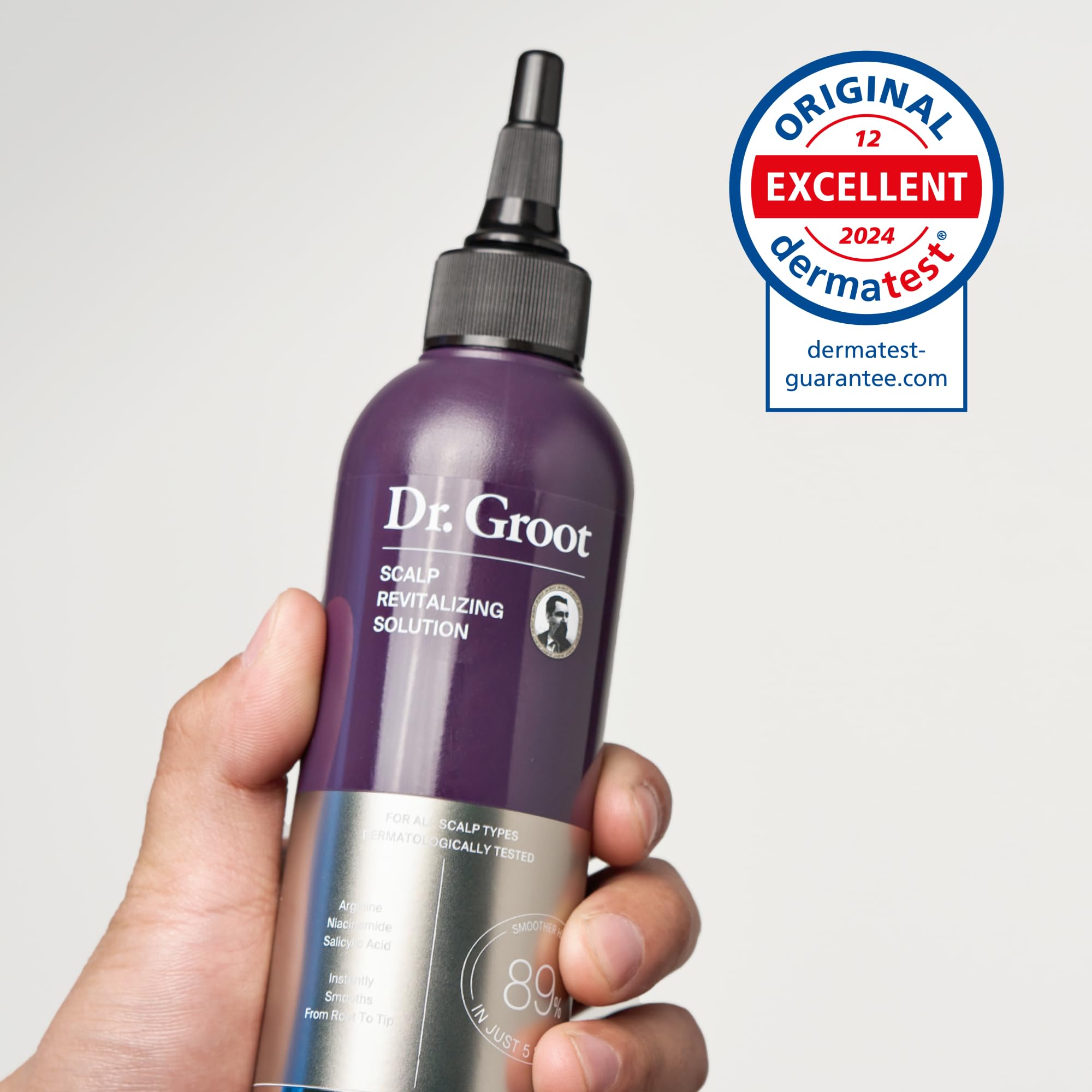Dr. Groot Hidratación profunda para cabello suave y cuero cabelludo equilibrado.