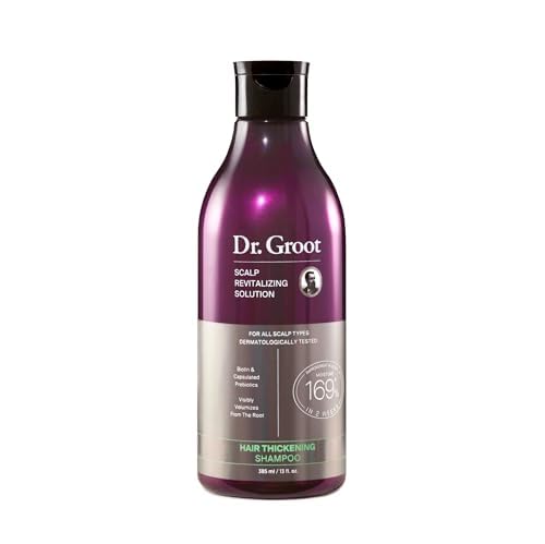 Shampoing Dr. Groot : bouteille et étiquette, présentation premium pour la routine capillaire.