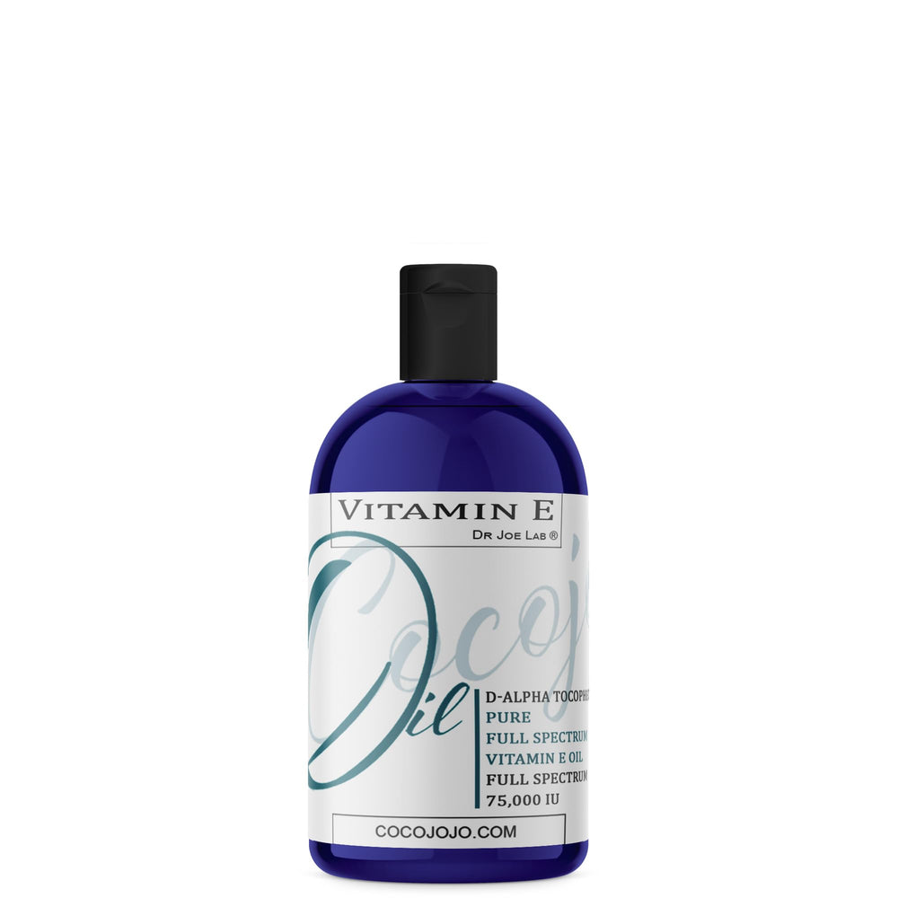 Dr Joe Lab Aceite de Vitamina E puro en botella de 8 onzas para piel suave