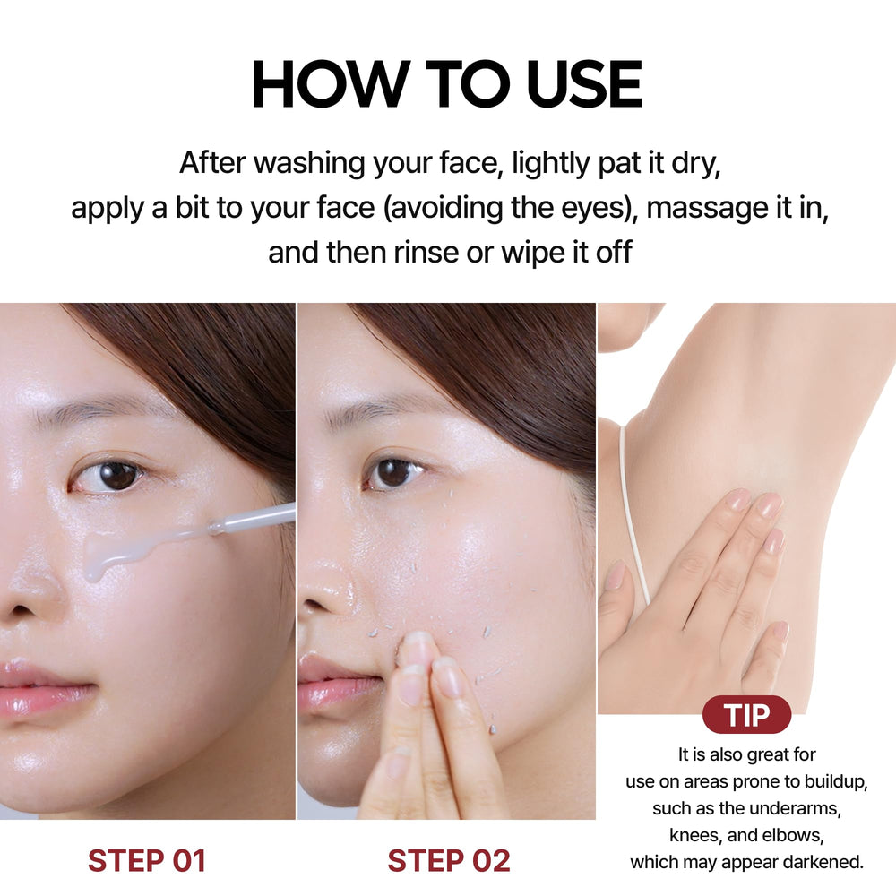 Dr.Melaxin Peel Shot Glow, sistema de exfoliación suave sin irritación