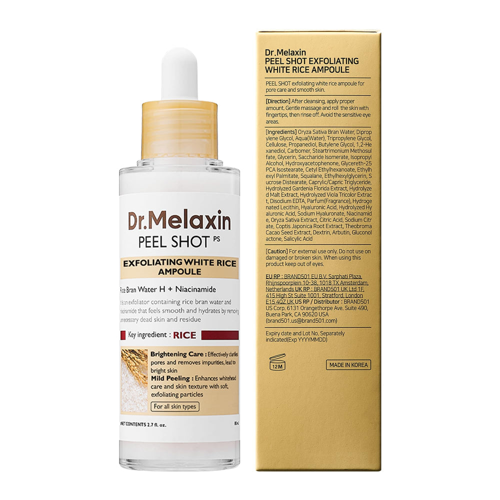 Dr.Melaxin Peel Shot Glow, cuidado equilibrado que hidrata y clarifica la piel