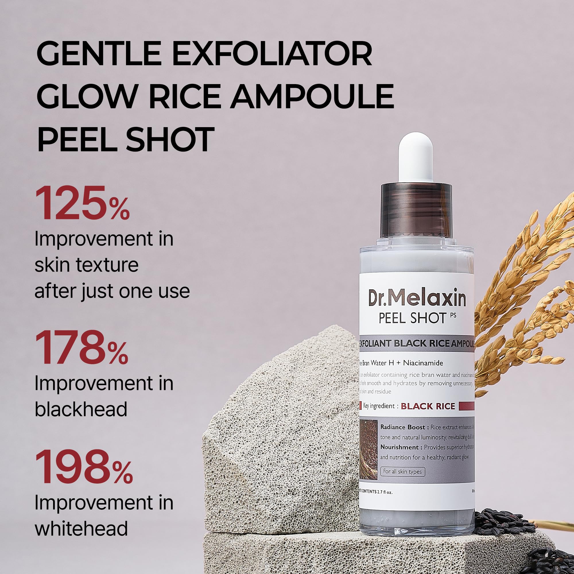 Dr.Melaxin Peel Shot Glow: poros más limpios y piel refinada.