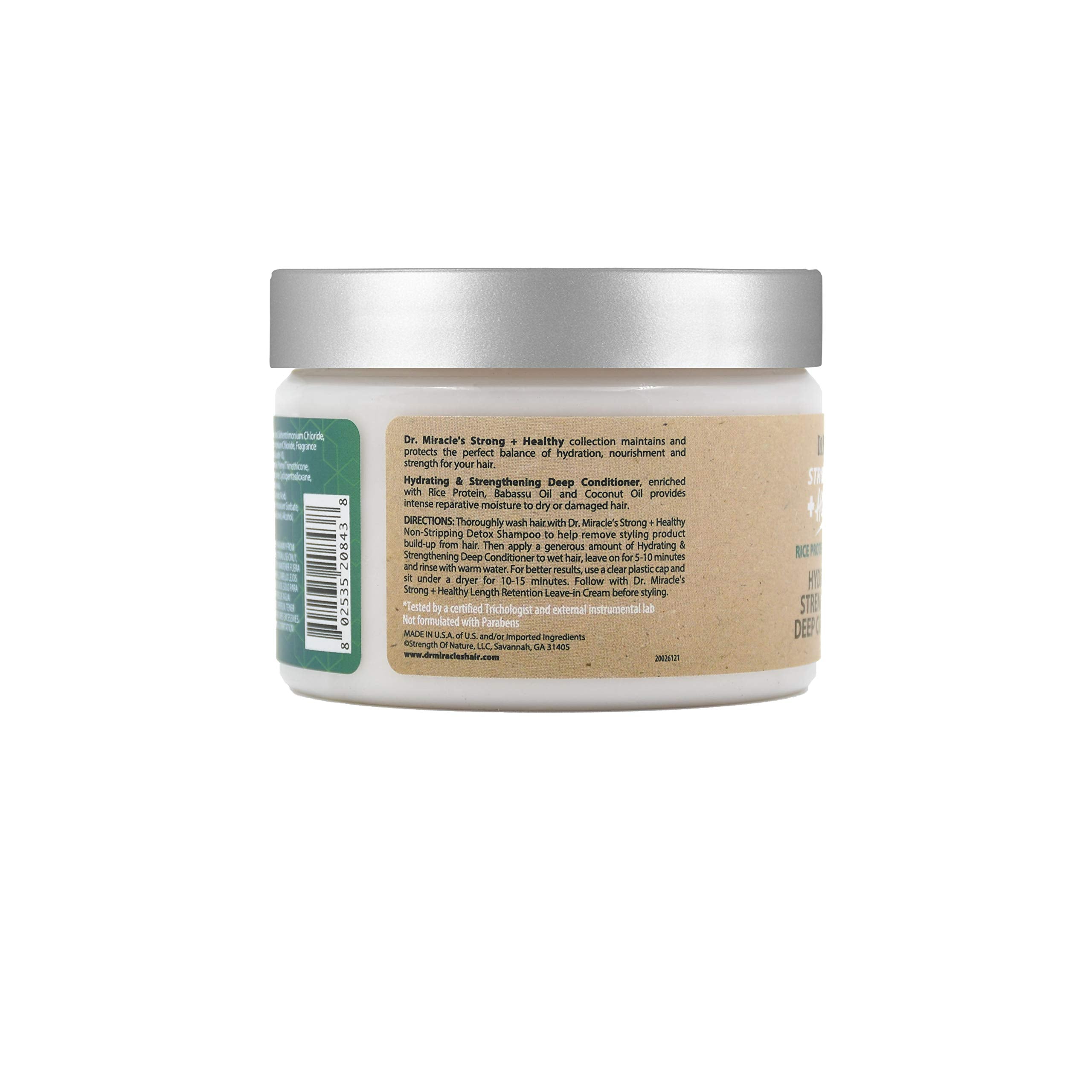 Aplicación en cabello húmedo ofrece hidratación profunda con Dr. Miracle's