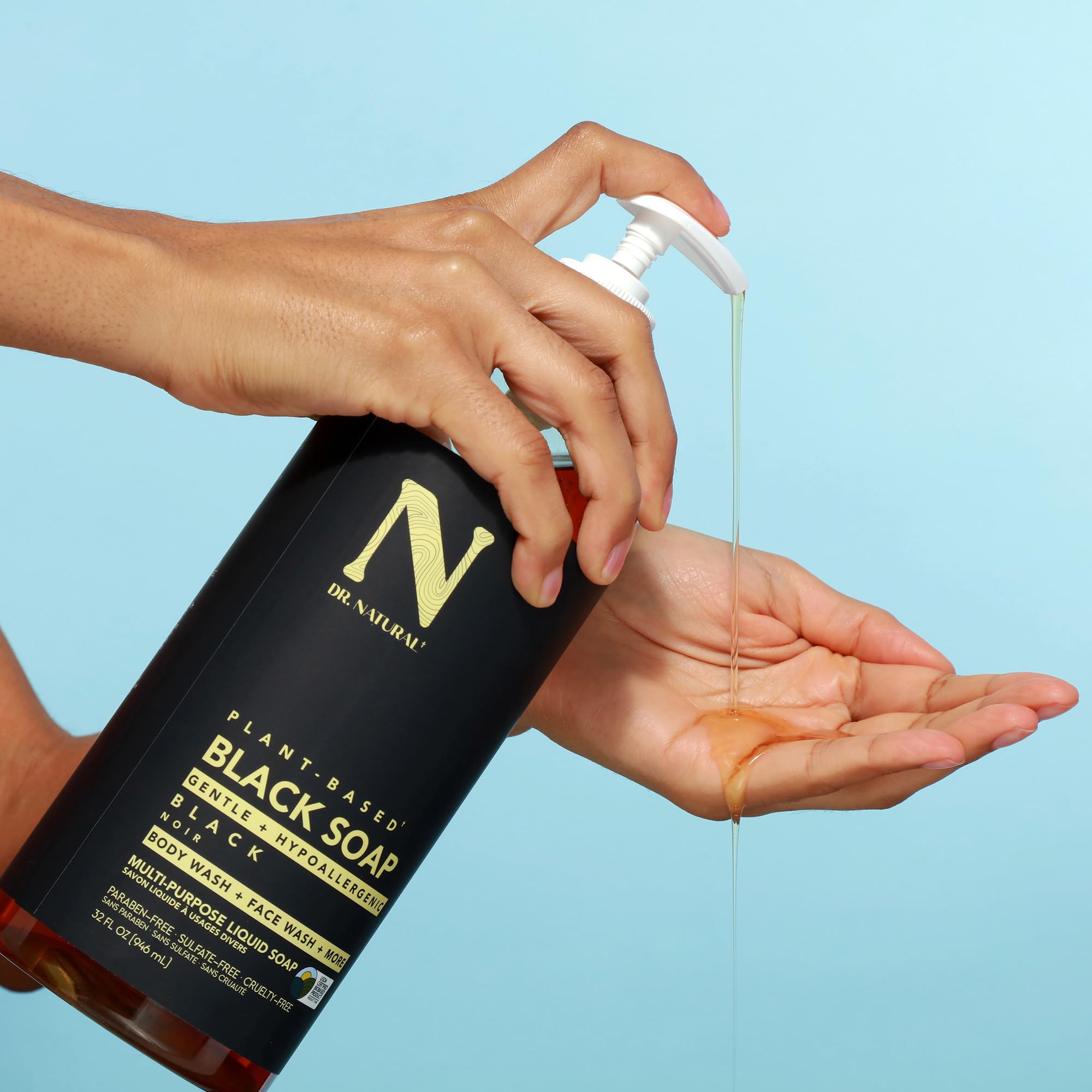 Dr Natural usos versátiles en cocina y ducha para limpieza ligera.