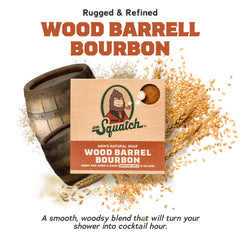 Dr. Squatch Bay Rum: barra jabón aroma intenso para ducha duradera.