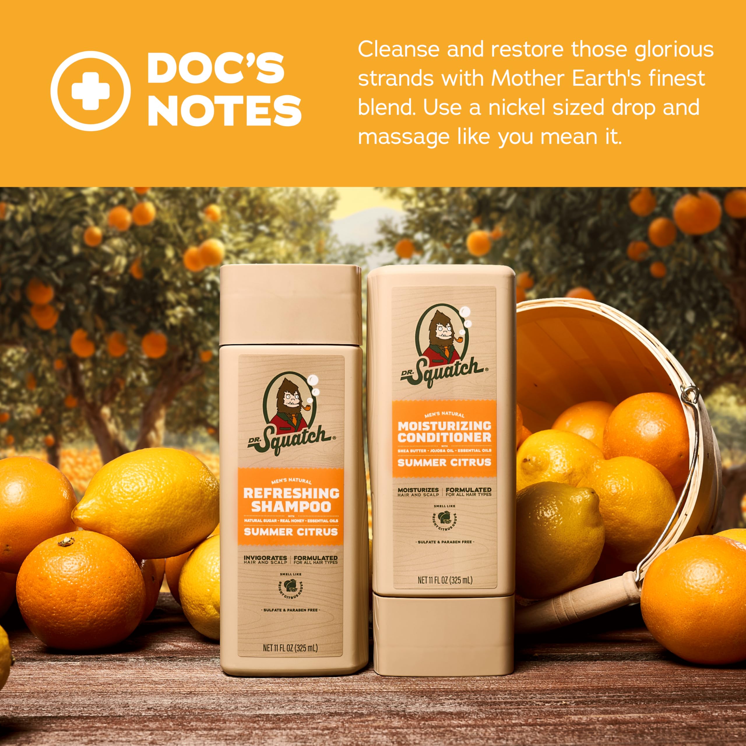 Dr. Squatch champú, ingredientes: jojoba y avena, cabello más manejable