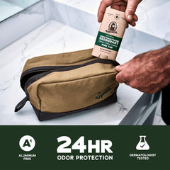 Dr. Squatch Déodorant homme 2-pack bâton, utilisation quotidienne pratique