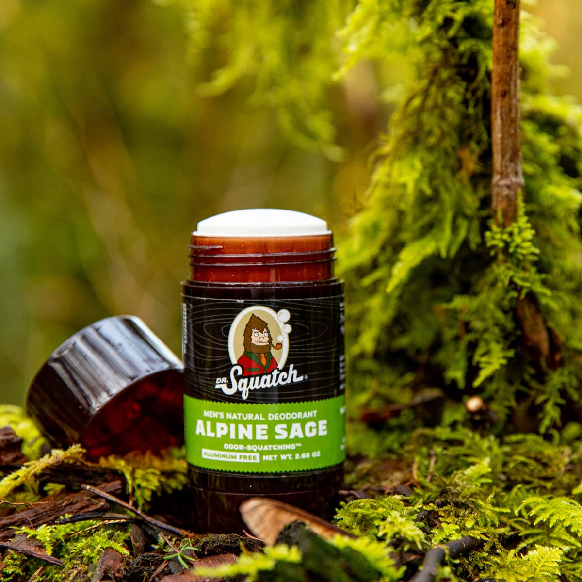 Dr. Squatch Desodorante para Hombre: sin aluminio para uso diario.