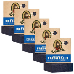 Dr. Squatch Fresh Falls barra-jabon, textura natural para una ducha refrescante.