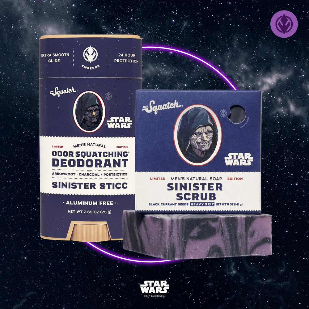 Dr. Squatch Sinister Sticc: desodorante en barra para uso diario sin químicos agresivos