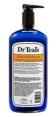 Dr Teal's mezcla aloe vera, karité y vitamina E para hidratar la piel.