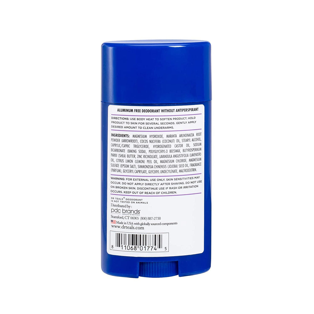 Dr Teals paraben-free, phthalate-free USA-made image for safe, external use.