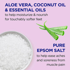 Dr Teal's pies-hidratados-despues-exfoliacion, hidratación suave tras la exfoliación