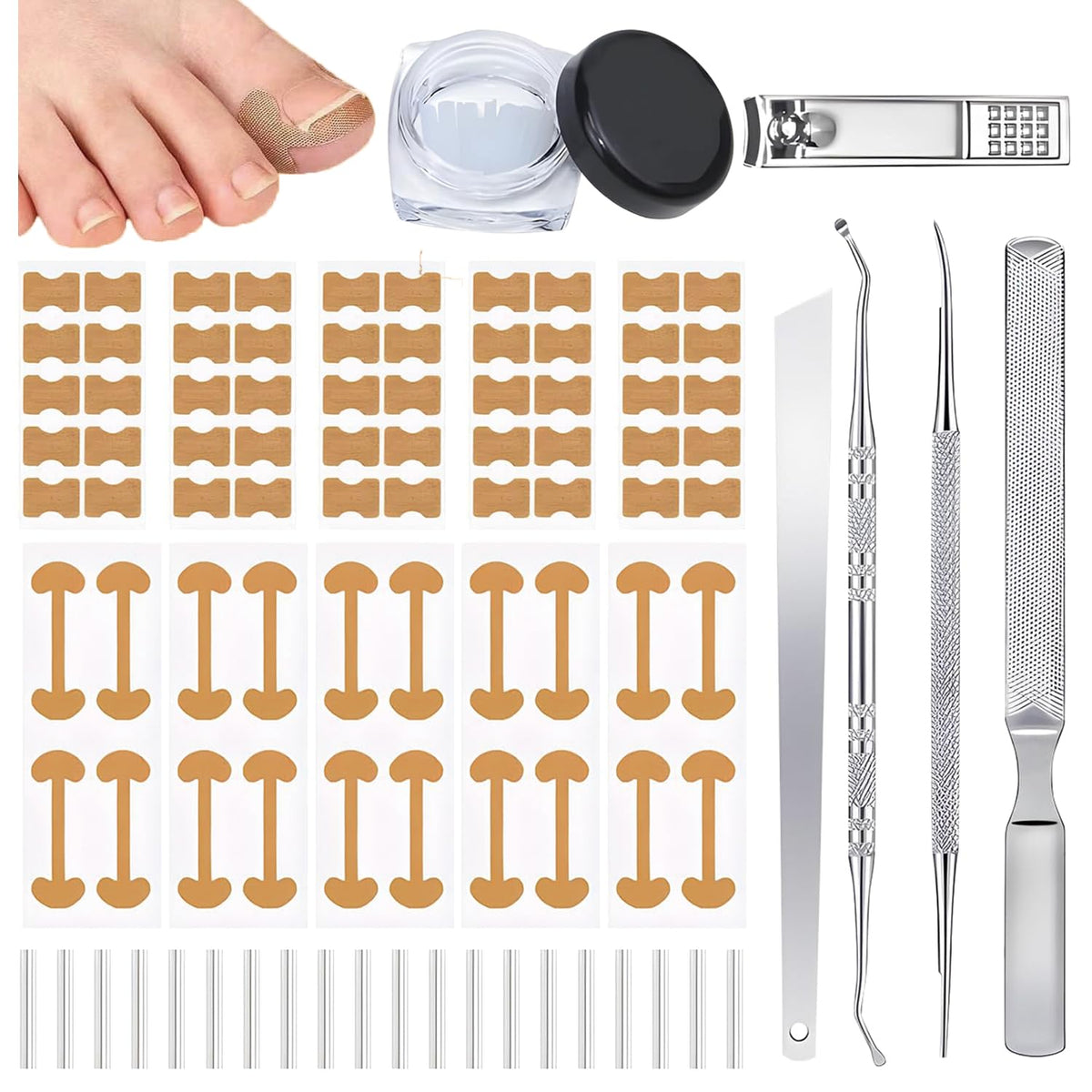 DreamCatching corrector de uñas encarnadas: conjunto para corrección precisa y alivio diario