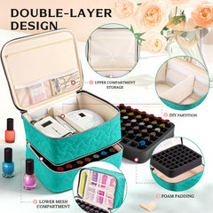 DreamGenius Asa portátil facilita llevar el set de manicura a cualquier lugar.