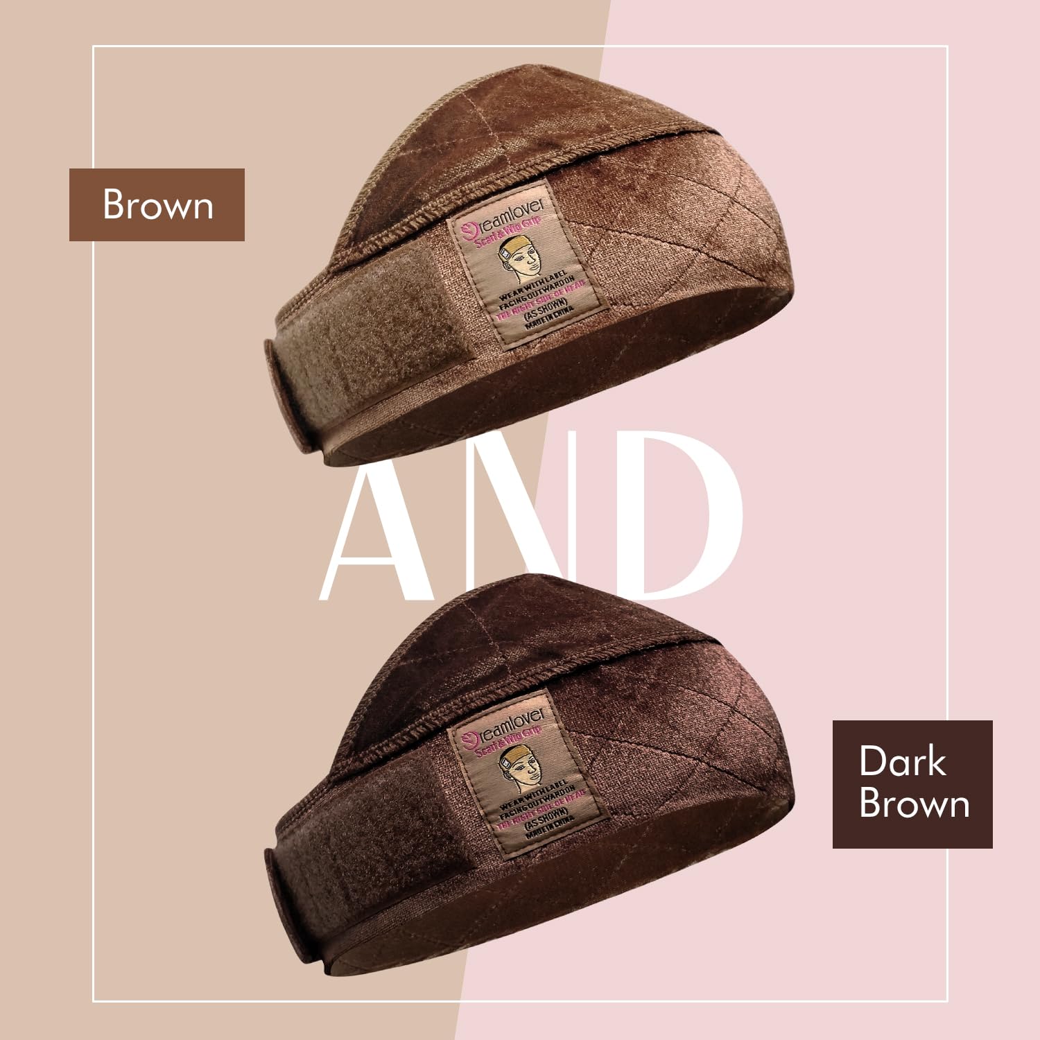 Dreamlover banda-agarre-peluca-color-marron disponible para un look natural.