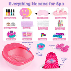 Dreamon Kids kit de manicura y pedicura para juego creativo.