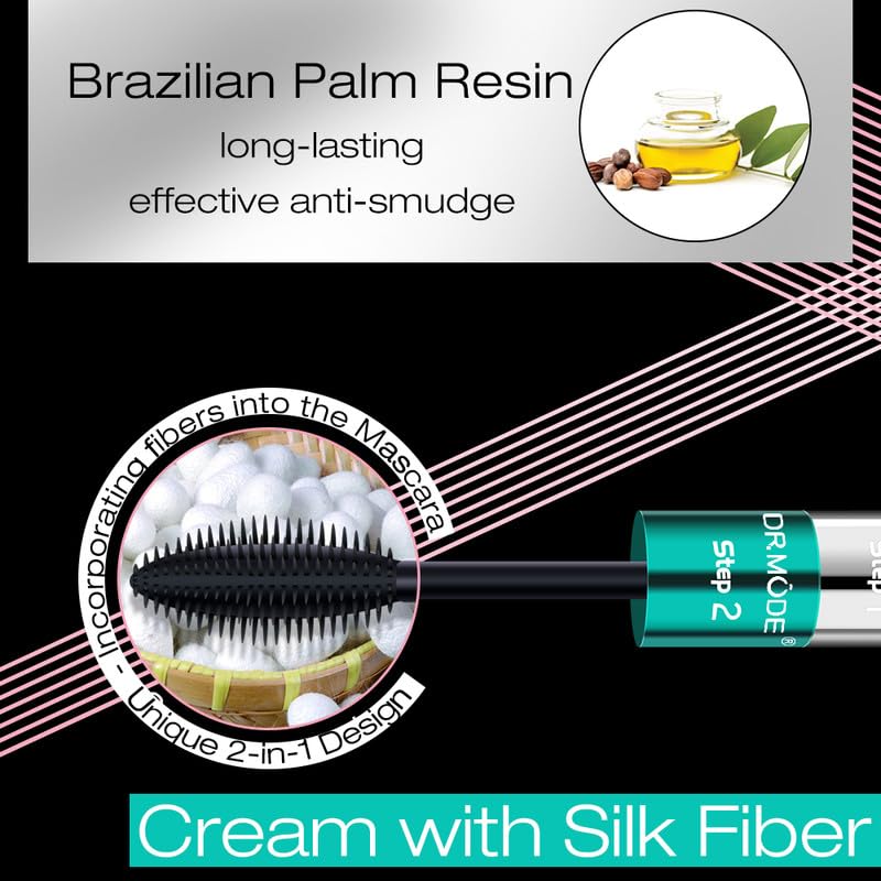 DRMODE Mascara: sin grumos para una aplicación suave y uniforme.