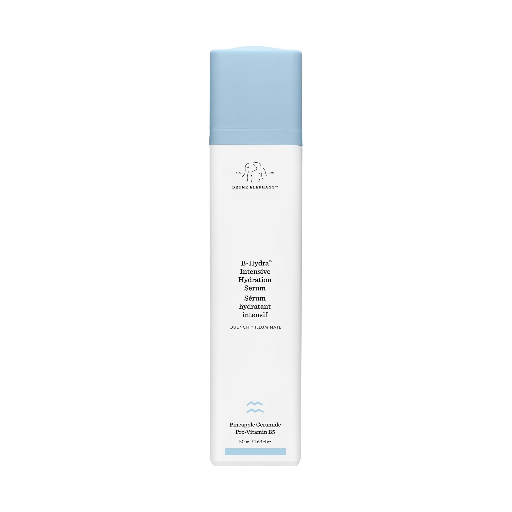Drunk Elephant B-Hydra serum en botella de 50 ml para hidratación diaria