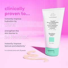 Drunk Elephant Therabu crema de manos con manteca de marula nutre la barrera.