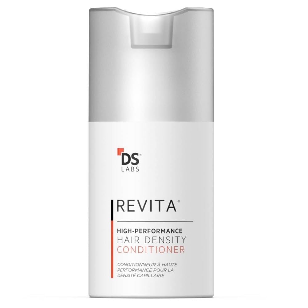 DS Labs Revita acondicionador botella frontal, hidratación ligera para cabello con cuerpo