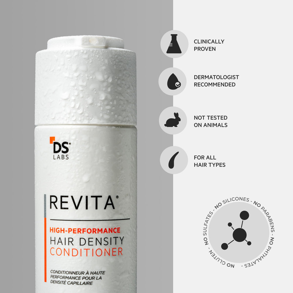 DS Labs Revita acondicionador peinado fácil, cabello con control y fluidez