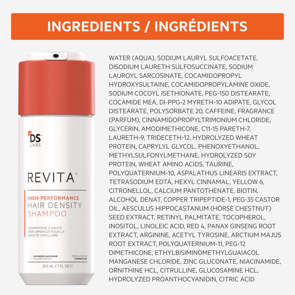DS Labs Revita Champú para hombres y mujeres, uso diario ligero.