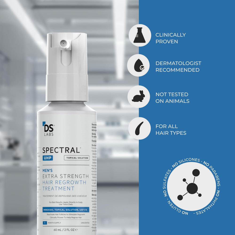 DS Laboratories Spectral.UHP cabello luciente y denso tras uso regular.