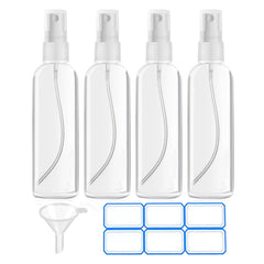 Botellas de viaje DTDNZKN 100 ml, ligeras y reutilizables para llevar en el bolso.