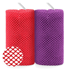 DTFRLD esponja africana con asas púrpura para exfoliar la piel