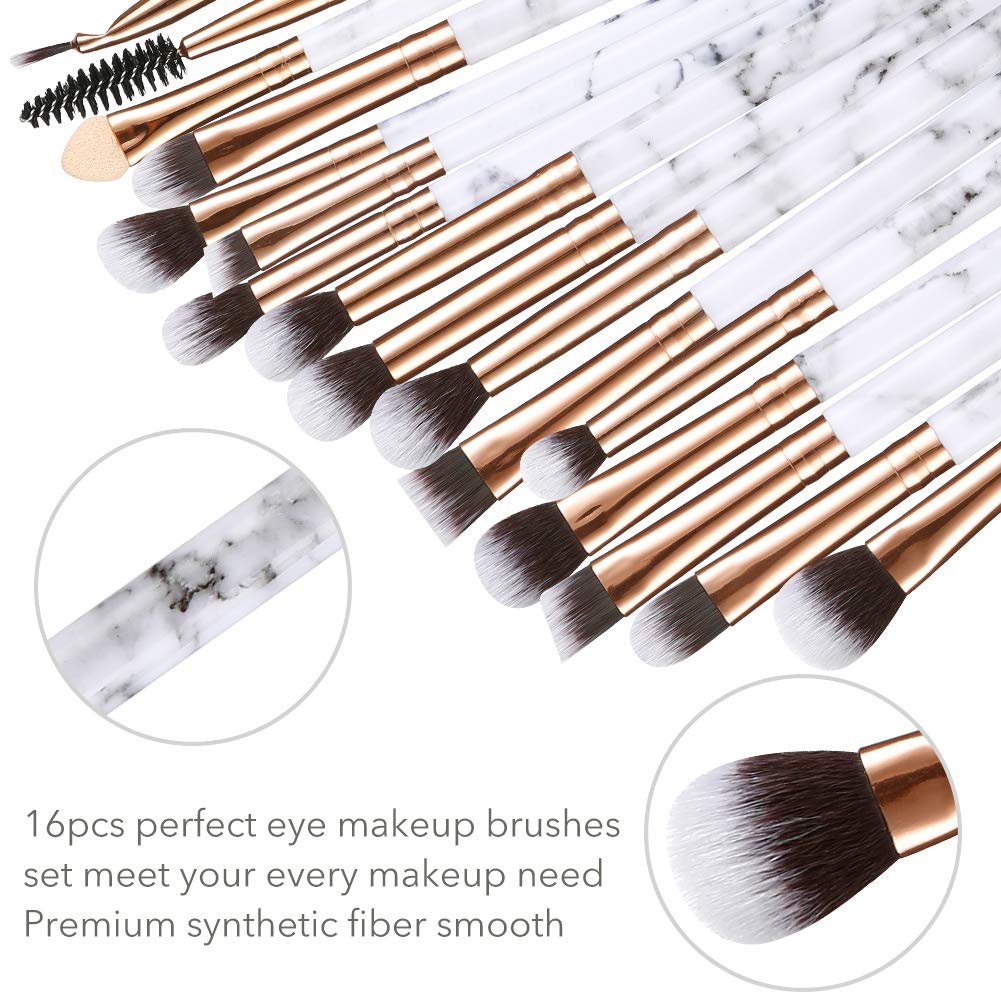 Brocha DUAIU para sombras, aplicación uniforme y nítida.
