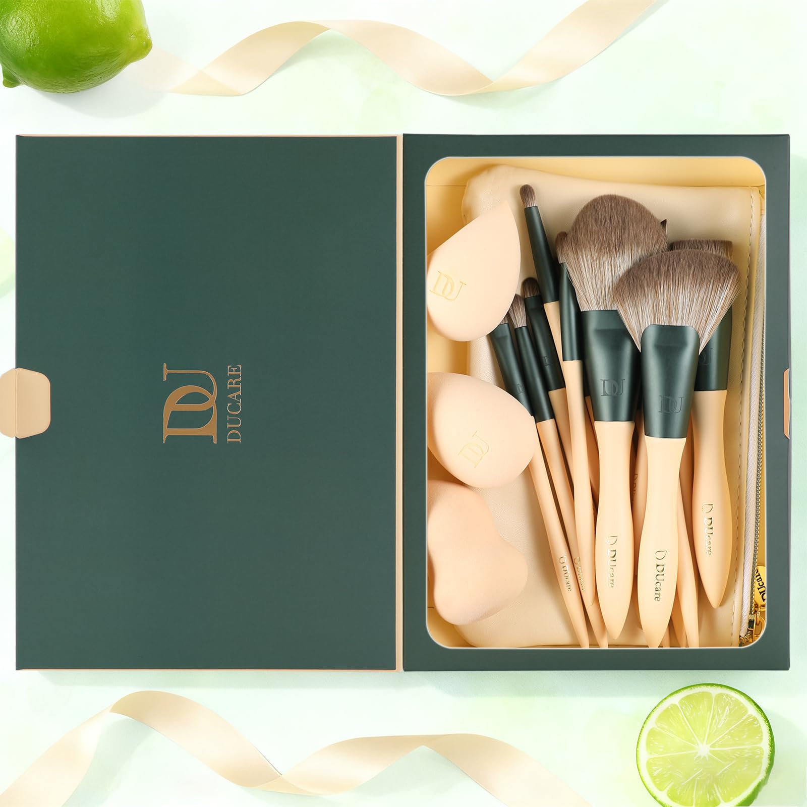 DUcare brocha ojos para difuminar sombras con precisión