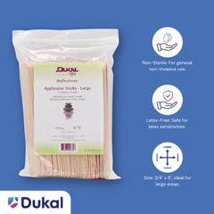 Dukal palitos para wax, aplicación rápida y uniforme.