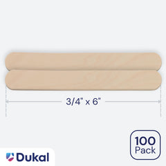 Dukal palitos de madera para uso multifuncional en belleza y cuidado.