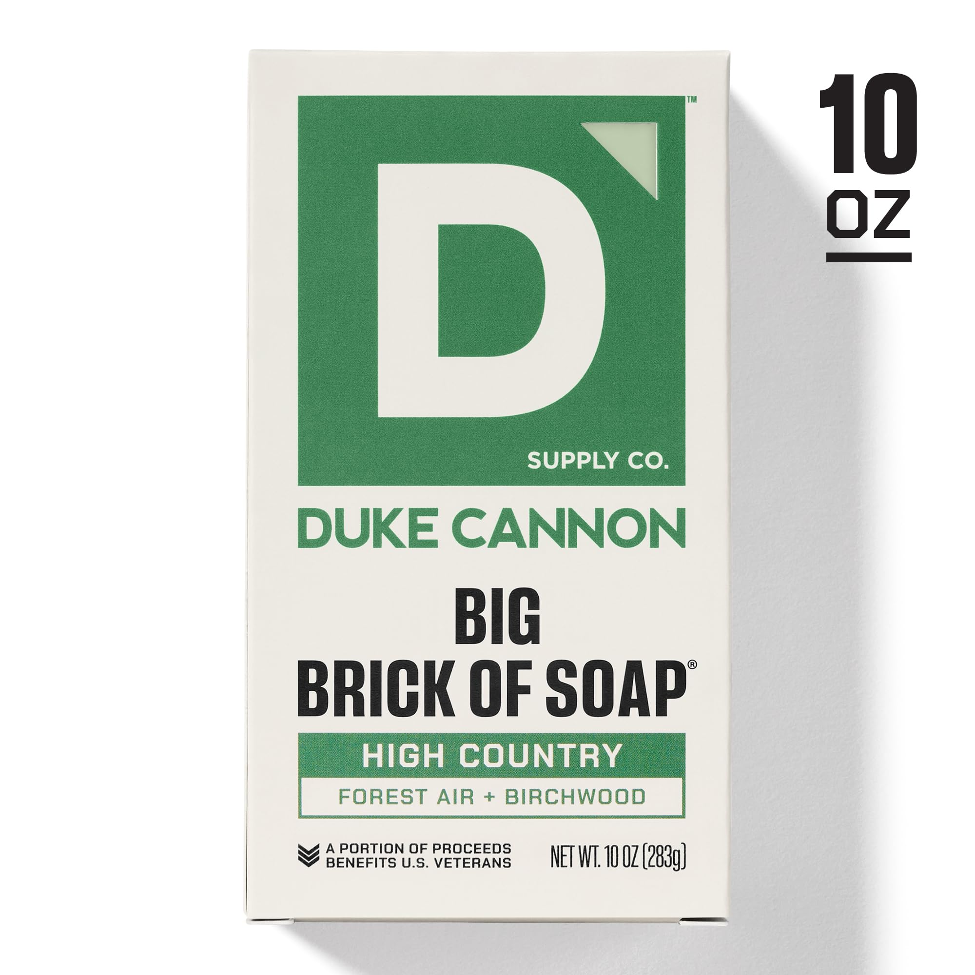 Duke Cannon Barra espuma densa para piel limpia y revitalizada.